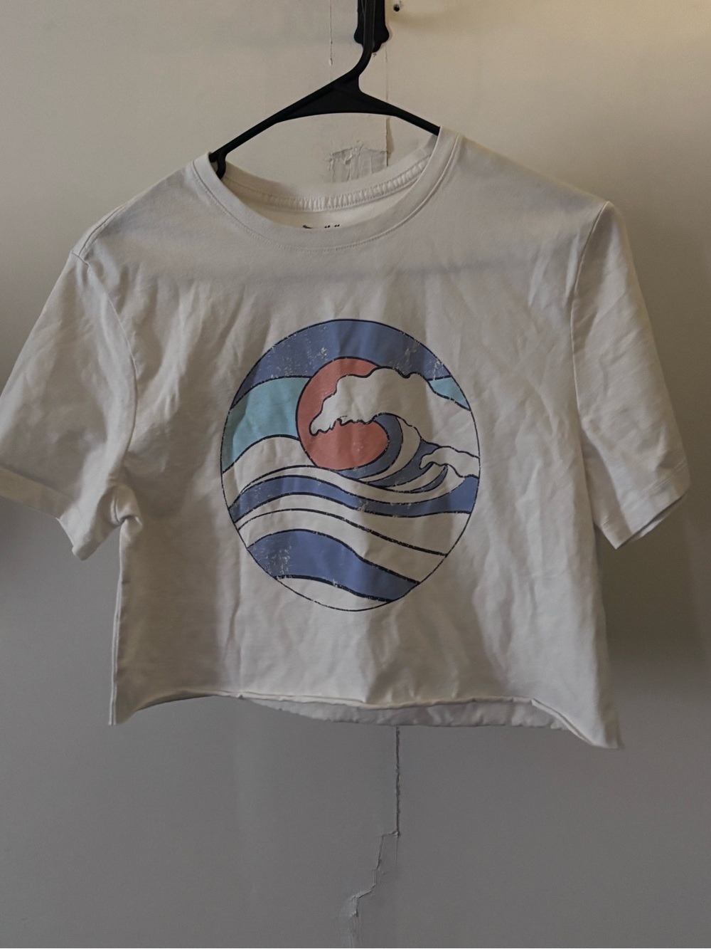 Goodfellow & Co White Tee with Navy Accent